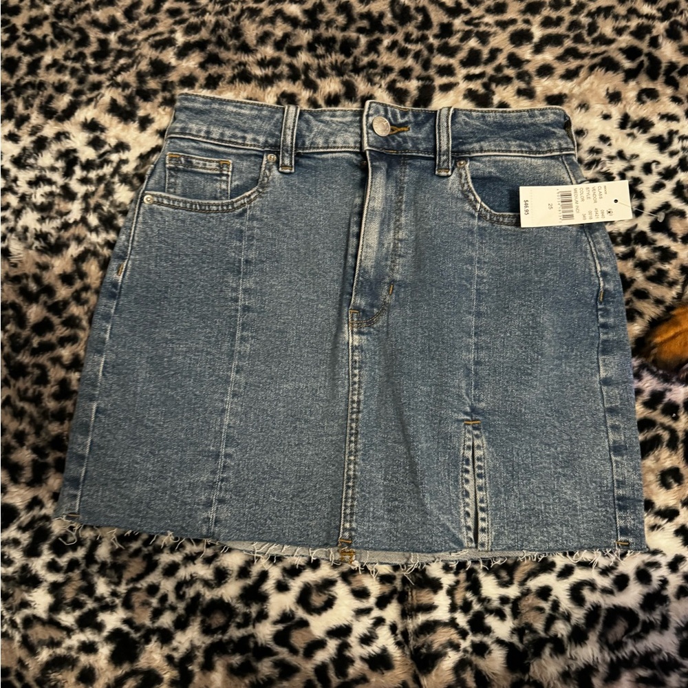 pacsun jean skirt